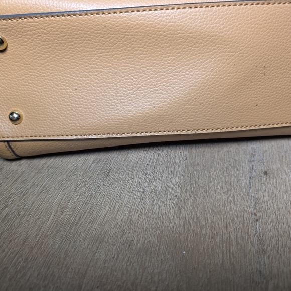 Karl Lagerfeld Paris Iris Tote Handbag Leather Tan - Picture 4 of 4